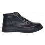 Ghete casual barbati model iarna din piele naturala cu fermoar  GS2021GN